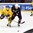 HELSINKI, FINLAND - DECEMBER 28: Sweden's Rasmus Asplund #18 battles for the puck with USA's Zach Werenski #13 during preliminary round action at the 2016 IIHF World Junior Championship. (Photo by Matt Zambonin/HHOF-IIHF Images)

